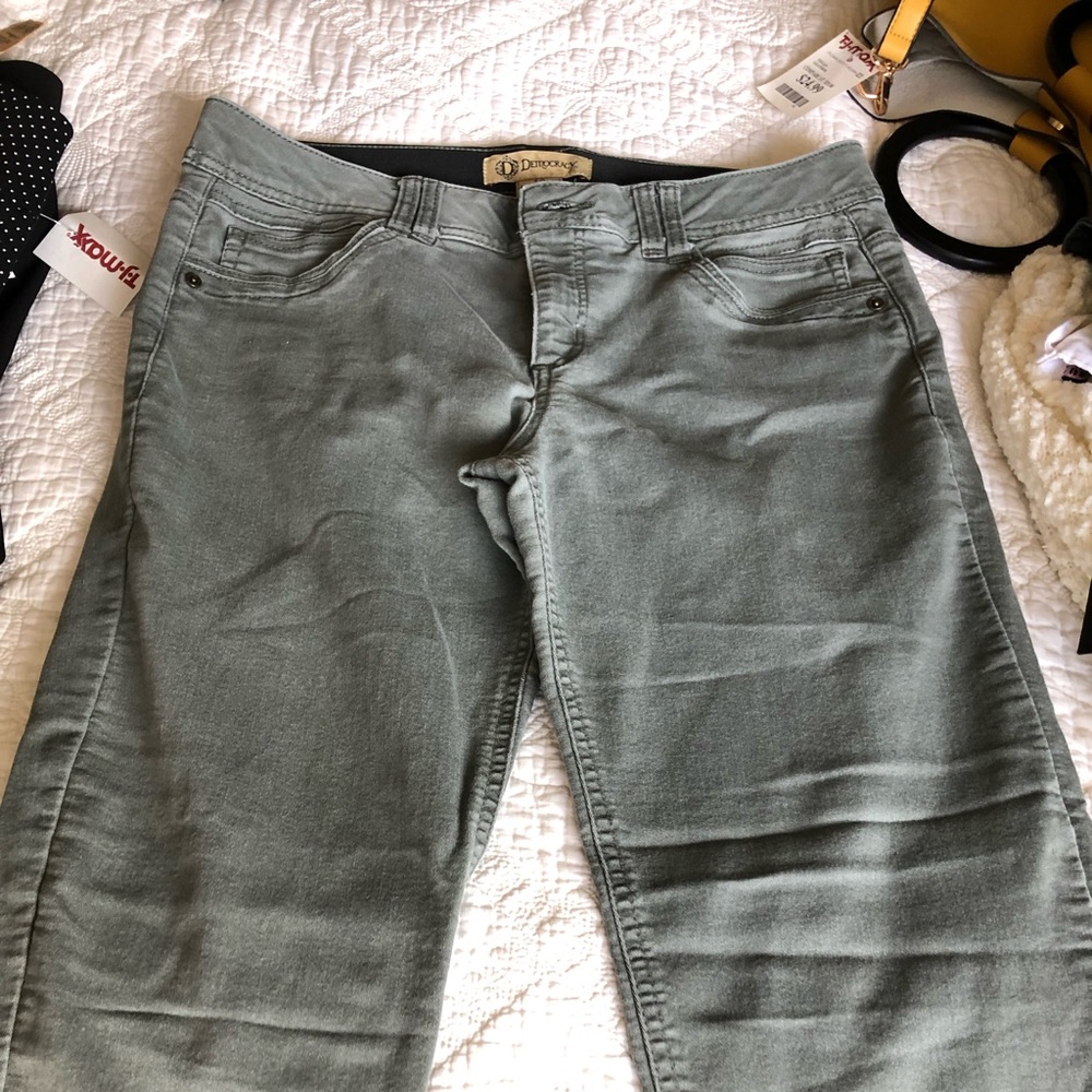 Democracy Jeans in Army Green